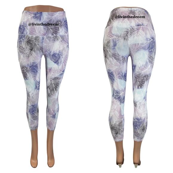 Women's Gaiam Om High-Waisted Pocket Yoga Capri Legging SZ S $48 - Picture 3 of 8